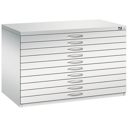 Artikelbild 4 für CP 7100 Planschrank lichtgrau 10 Schubladen 110,0 x 76,5 x 76,0 cm, 1 St., Artikelnummer 682043