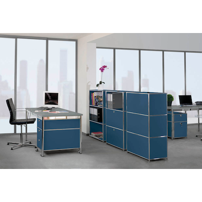 Artikelbild 4 für viasit Aktenregal System4 violettblau 77,9 x 40,4 x 118,2 cm, 1 St., Artikelnummer 502308