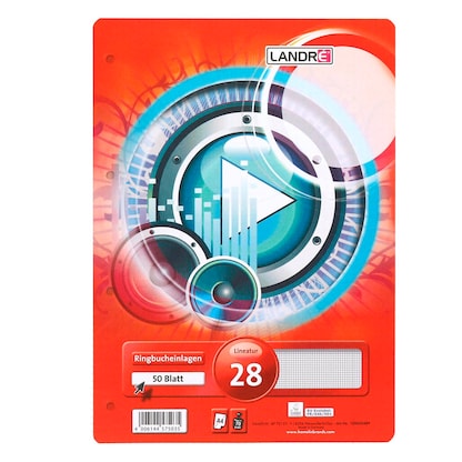 Artikelbild für LANDRÉ® Ringbucheinlage A4 kariert, 50 Blätter, Artikelnummer 298788
