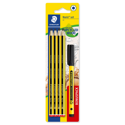 Artikelbild für STAEDTLER Noris® Bleistifte HB schwarz/gelb, 1 Set, Artikelnummer 619807