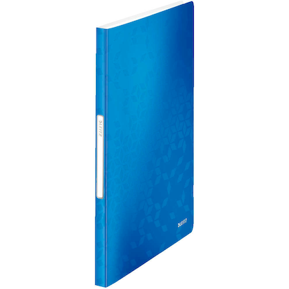 Artikelbild für LEITZ WOW Sichtbuch DIN A4, 40 Hüllen blau-metallic, 1 St., Artikelnummer 401291