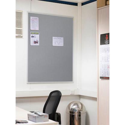 Artikelbild 2 für FRANKEN Pinnwand X-tra!Line 150,0 x 100,0 cm Textil grau, Artikelnummer 532984
