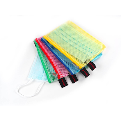 Artikelbild 2 für FolderSys Reißverschlussbeutel DIN A6 blau 0,15 mm, 10 St., Artikelnummer 395739