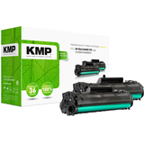 Artikelbild 1 für KMP H-T154D schwarz Toner kompatibel zu HP 85A; Canon 725(CE285AD; 3484B002), 2er-Set, Artikelnummer 506392