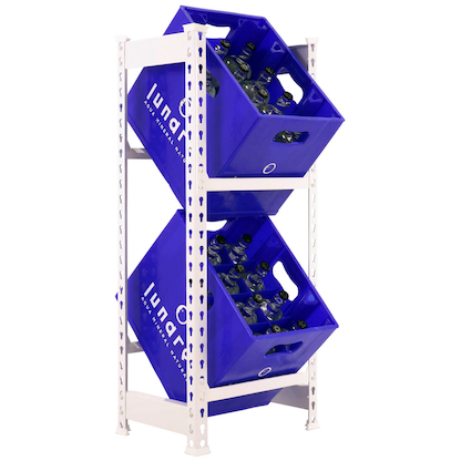 Artikelbild für Simonrack Getränkekistenregal SIMONBOTTLE 2 8435104962497 weiß 40,0 x 30,0 x 100,0 cm, Artikelnummer 979581