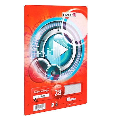 Artikelbild 3 für LANDRÉ® Ringbucheinlage A4 kariert, 50 Blätter, Artikelnummer 298788