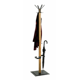 Artikelbild 1 für HAKU Möbel Kleiderständer 54325 eiche Holz 6 Haken 40,0 x 180,0 cm, Artikelnummer 340297