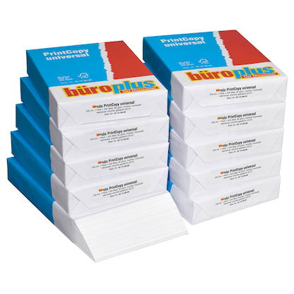 Artikelbild 5 für büroplus Kopierpapier PrintCopy universal DIN A4 80 g/qm 500 Blatt, Artikelnummer 421008
