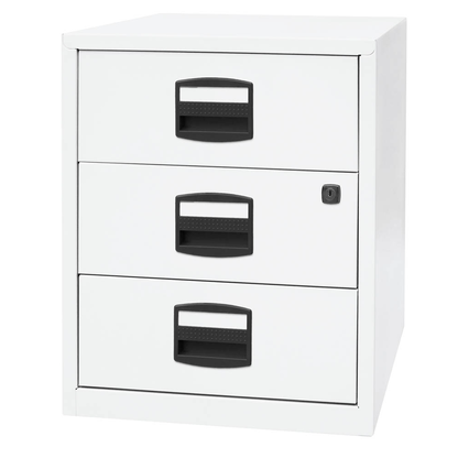 Artikelbild 5 für BISLEY Home Rollcontainer verkehrsweiß 3 Auszüge 41,3 x 40,0 x 52,8 cm, Artikelnummer 263398