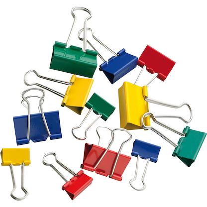 Artikelbild 2 für WESTCOTT Foldbackklammern farbsortiert, 12 St., Artikelnummer 363214