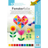 Artikelbild 1 für folia Fensterfolie mehrfarbig, 10 Blatt, Artikelnummer 479453