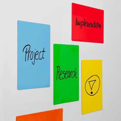 Artikelbild 5 für SIGEL Moderationskarten Magnetic Notes farbsortiert 10,0 x 15,0 cm, 25 St., Artikelnummer 631992