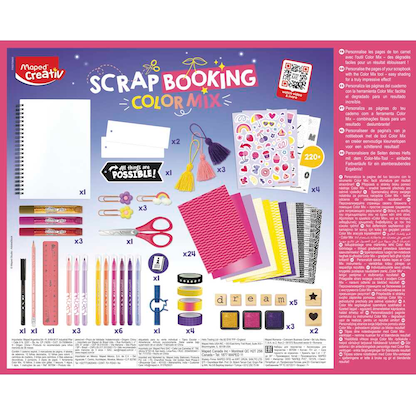 Artikelbild 2 für Maped® Creativ Color Mix Scrapbooking Malset farbsortiert, 1 Set, Artikelnummer 797979
