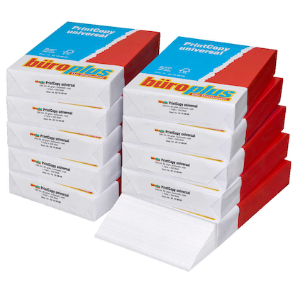 Artikelbild 6 für büroplus Kopierpapier PrintCopy universal DIN A4 80 g/qm 500 Blatt, Artikelnummer 421008