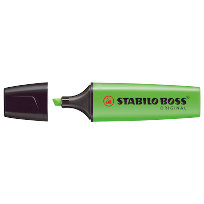 Artikelbild für STABILO BOSS ORIGINAL Textmarker grün, 1 St., Artikelnummer 316323