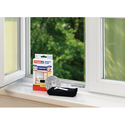 Artikelbild 2 für tesa Klettband COMFORT weiß, 1 Rolle, Artikelnummer 808451