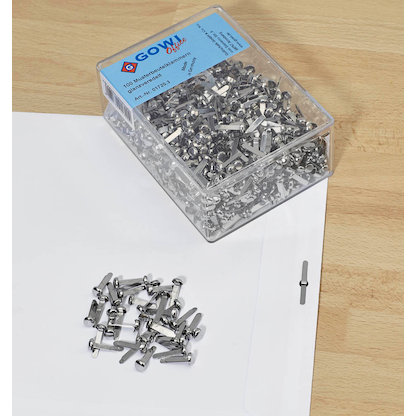 Artikelbild 4 für Gowi Musterbeutelklammern Rundkopf, 1.000 St., Artikelnummer 486403