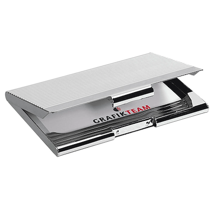 Artikelbild für SIGEL Visitenkartenetui silber, für bis zu 20 Visitenkarten, Artikelnummer 429076