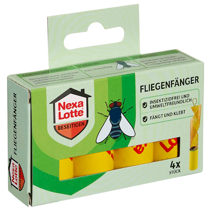 Artikelbild 2 für Nexa Lotte® Fliegenfänger braun, 4 St., Artikelnummer 663868