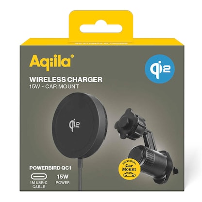 Artikelbild 15 für Aqiila® Qi2 Ladeadapter schwarz, 15 Watt, Artikelnummer 739833