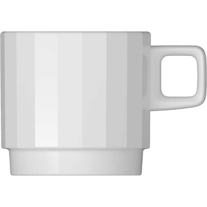 Artikelbild 2 für BAUSCHER Kaffeetassen EDGE weiß 0,25 l, 12 St., Artikelnummer 819486