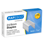 Artikelbild 1 für RAPESCO® Heftklammern 24/8, 1.000 St., Artikelnummer 620536