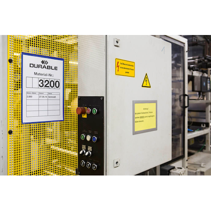 Artikelbild 2 für DURABLE Magnettaschen blau A4, 50 St., Artikelnummer 556581