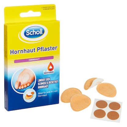 Artikelbild für Scholl Hornhautpflaster 7313 beige, 4 St., Artikelnummer 624223
