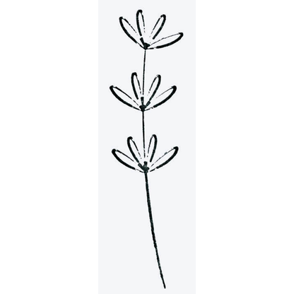 Artikelbild 2 für artoz Motivstempel Blume 2,0 x 6,0 cm, 1 St., Artikelnummer 129047