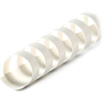 Artikelbild für LMG Kunststoffbinderücken weiß für 125 Blatt, 100 St., Artikelnummer 547554