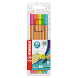 Artikelbild 1 für STABILO point 88 NEON Fineliner farbsortiert 0,4 mm, 6 St., Artikelnummer 355185