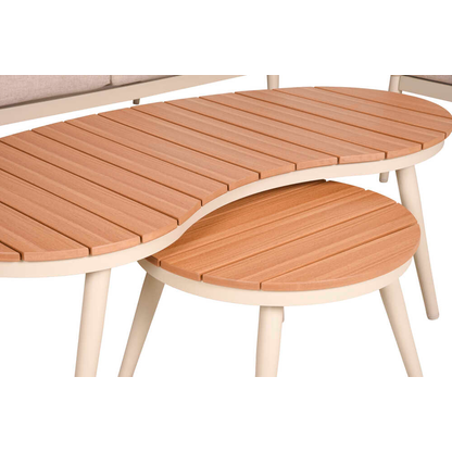 Artikelbild 2 für Garden Pleasure Loungegruppe TULUM, sandbeige Kunststoff, Metall, Artikelnummer 796148