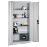 Artikelbild 1 für CP Stahlschrank 8920-052 S10202 lichtgrau 4 Fachböden 93,0 x 40,0 x 195,0 cm, aufgebaut, 1 St., Artikelnummer 150829