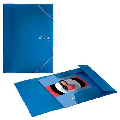 Artikelbild für VON LEITZ Sammelmappe DIN A4 blau, 1 St., Artikelnummer 634976