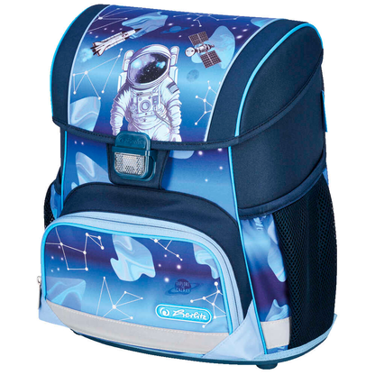 Artikelbild 2 für herlitz Schulranzen-Set Loop Plus Cosmic Explorer Kunstfaser grün, Artikelnummer 556094