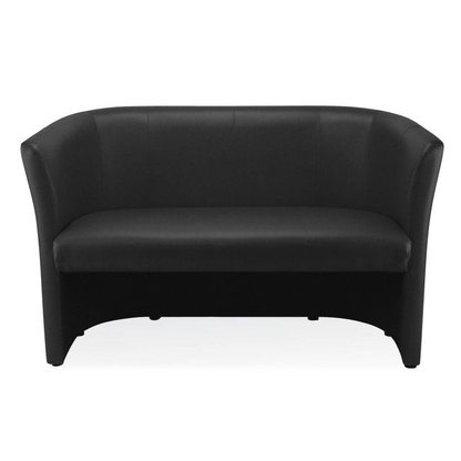 Artikelbild für Nowy Styl 2-Sitzer Sofa Club Duo schwarz beige Leder 129,0 x 63,0 x 77,0 cm, 1 St., Artikelnummer 487020
