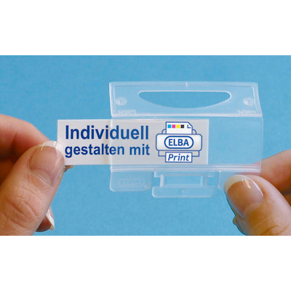 Artikelbild 4 für ELBA Vollsichtreiter vertic 85508 transparent, 25 St., Artikelnummer 443192