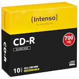 Artikelbild 1 für Intenso CD-R 700 MB, 10 St., Artikelnummer 213454