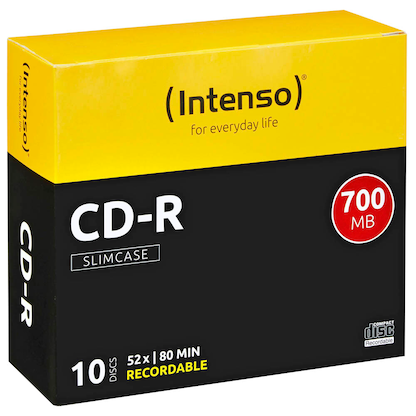 Artikelbild für Intenso CD-R 700 MB, 10 St., Artikelnummer 213454