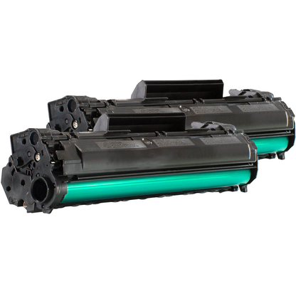 Artikelbild 3 für KMP H-T154D schwarz Toner kompatibel zu HP 85A; Canon 725(CE285AD; 3484B002), 2er-Set, Artikelnummer 506392