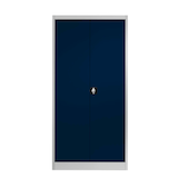 Artikelbild 1 für mauser Stahlschrank entero BF5 - 7035/5003 lichtgrau, saphirblau 4 Fachböden 95,0 x 50,0 x 195,0 cm, aufgebaut, 1 St., Artikelnummer 258537