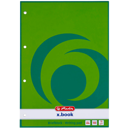 Artikelbild 10 für herlitz Briefblock x.book DIN A4 blanko, 1 Block, Artikelnummer 871287