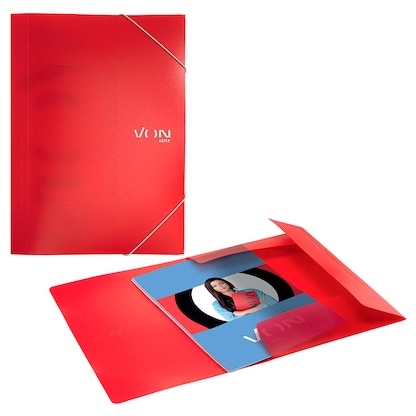 Artikelbild für VON LEITZ Sammelmappe DIN A4 rot, 1 St., Artikelnummer 634989