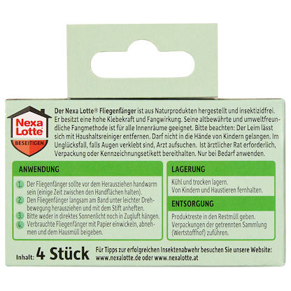 Artikelbild 5 für Nexa Lotte® Fliegenfänger braun, 4 St., Artikelnummer 663868