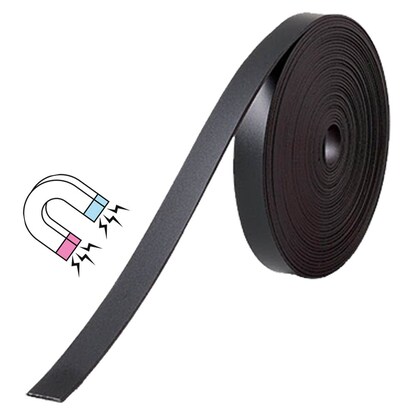 Artikelbild für nobo Magnetband selbstklebend schwarz 1,0 cm x 10,0 m, 1 Rolle, Artikelnummer 109043