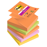Artikelbild 1 für Post-it® Z-Notes Boost Haftnotizen extrastark farbsortiert, 5 Blöcke, Artikelnummer 620231