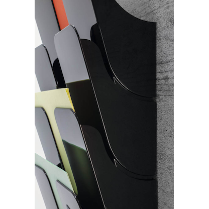 Artikelbild 5 für DURABLE Wandprospekthalter Flexiplus schwarz DIN A4 hoch 6 Fächern 24,7 x 10,0 x 74,5 cm, 1 St., Artikelnummer 481804