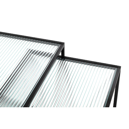 Artikelbild 7 für HAKU Möbel Beistelltische-Set quadratisch Sicherheitsglas schwarz, 2 St., Artikelnummer 142487