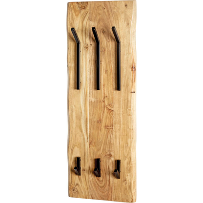 Artikelbild 5 für HAKU Möbel Wandgarderobe 52976 akazie Holz 6 Haken 36,0 x 100,0 cm, Artikelnummer 340259