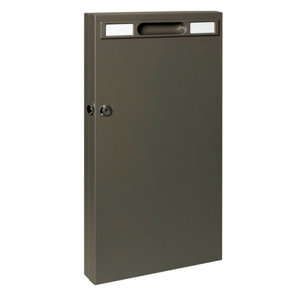 Artikelbild 2 für ALCO Schlüsselkasten grau mit 140 Haken, Zylinderschloss, 27,0 x 5,2 x 51,5 cm, 1 St., Artikelnummer 580910